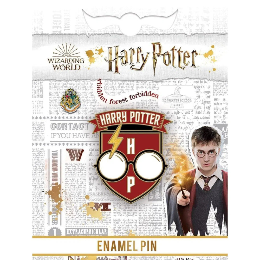 Harry Potter - Glasses and Scar Pin Badge (Enamel) - Paperhouse Productions