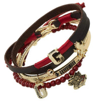 Harry Potter - Gryffindor Bracelet Set - Bioworld