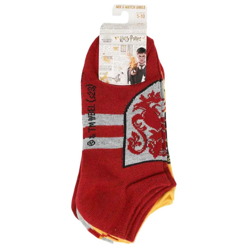 Harry Potter - Gryffindor Socks Set (5 Pack) - Bioworld