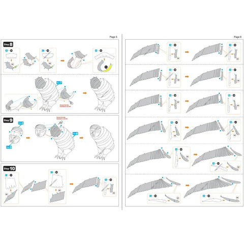 Harry Potter - Hedwig Figure Model Kit (Steel, Challenging Difficulty) - Fascinations - Metal Earth Premium Series