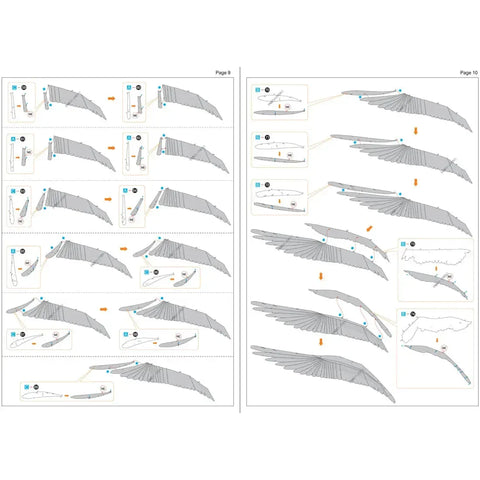 Harry Potter - Hedwig Figure Model Kit (Steel, Challenging Difficulty) - Fascinations - Metal Earth Premium Series