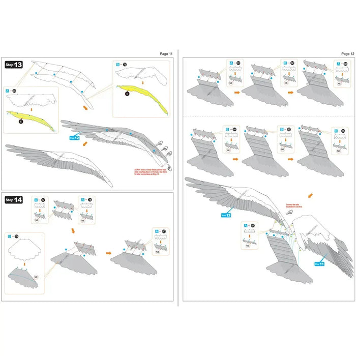 Harry Potter - Hedwig Figure Model Kit (Steel, Challenging Difficulty) - Fascinations - Metal Earth Premium Series