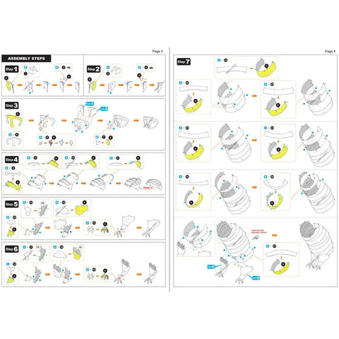 Harry Potter - Hedwig Figure Model Kit (Steel, Challenging Difficulty) - Fascinations - Metal Earth Premium Series