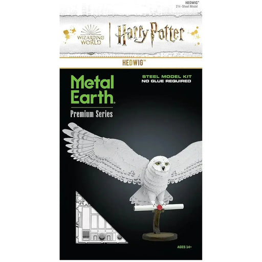 Harry Potter - Hedwig Figure Model Kit (Steel, Challenging Difficulty) - Fascinations - Metal Earth Premium Series