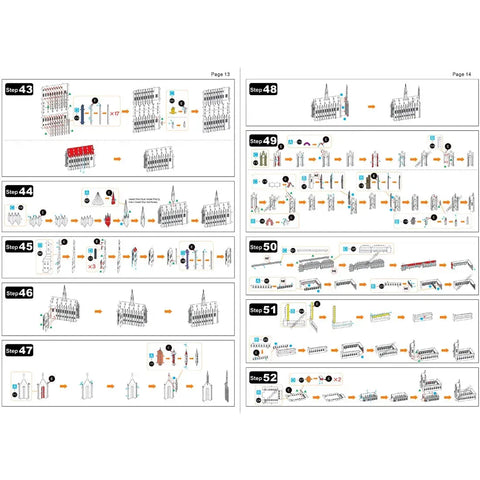 Harry Potter - Hogwarts Castle in Snow Figure Model Kit (Steel, Challenging Difficulty) - Fascinations - Metal Earth Premium Series