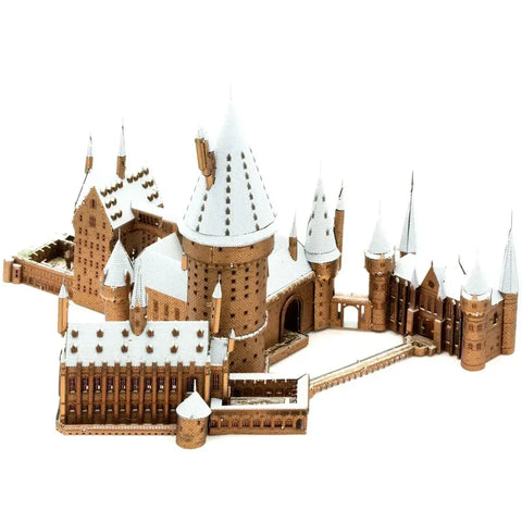 Harry Potter - Hogwarts Castle in Snow Figure Model Kit (Steel, Challenging Difficulty) - Fascinations - Metal Earth Premium Series