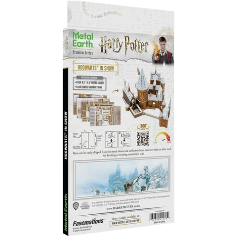 Harry Potter - Hogwarts Castle in Snow Figure Model Kit (Steel, Challenging Difficulty) - Fascinations - Metal Earth Premium Series - Image 3