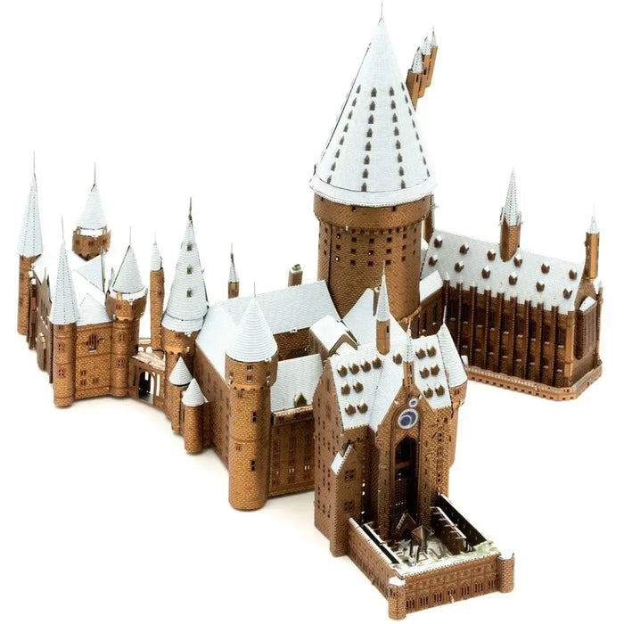 Harry Potter - Hogwarts Castle in Snow Figure Model Kit (Steel, Challenging Difficulty) - Fascinations - Metal Earth Premium Series