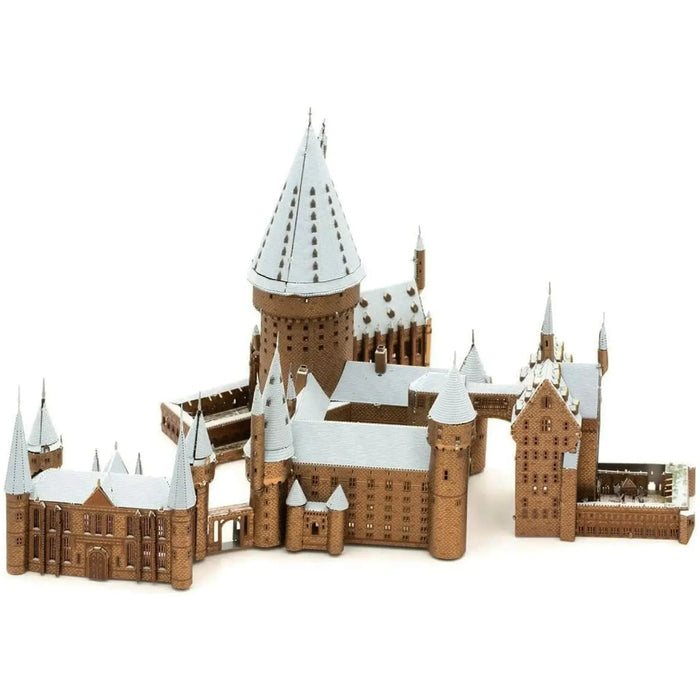 Harry Potter - Hogwarts Castle in Snow Figure Model Kit (Steel, Challenging Difficulty) - Fascinations - Metal Earth Premium Series