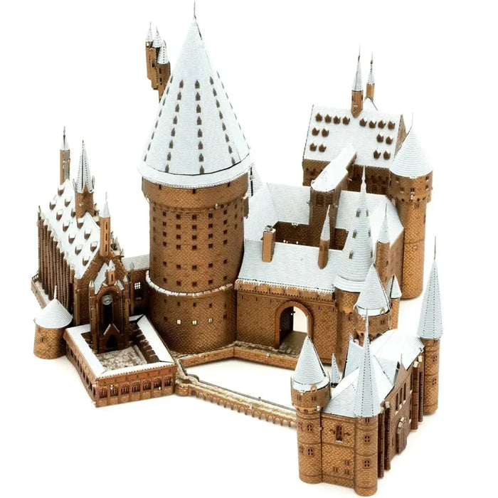 Harry Potter - Hogwarts Castle in Snow Figure Model Kit (Steel, Challenging Difficulty) - Fascinations - Metal Earth Premium Series