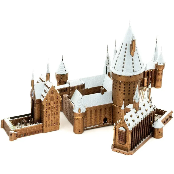 Harry Potter - Hogwarts Castle in Snow Figure Model Kit (Steel, Challenging Difficulty) - Fascinations - Metal Earth Premium Series
