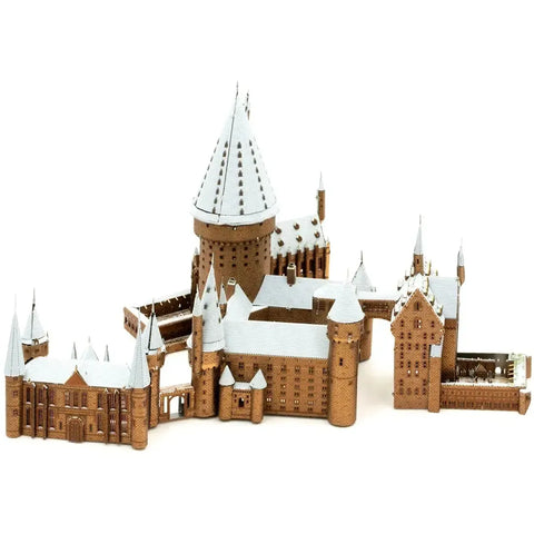 Harry Potter - Hogwarts Castle in Snow Figure Model Kit (Steel, Challenging Difficulty) - Fascinations - Metal Earth Premium Series