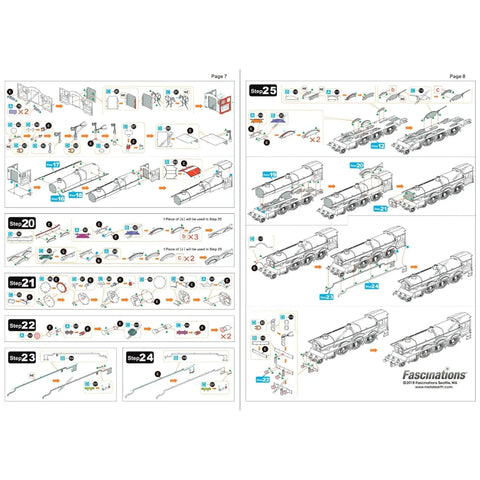 Harry Potter - Hogwarts Express 3D Train Model Kit (Steel, Moderate Difficulty) - Fascinations - Metal Earth Iconx Premium Series - (2019) - Image 10