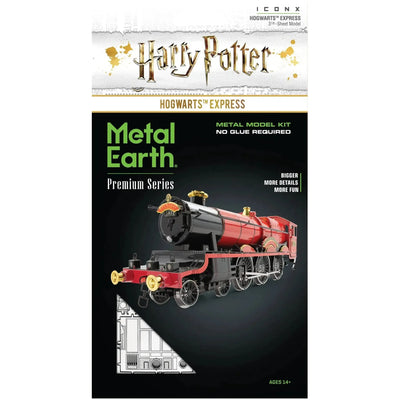 Harry Potter - Hogwarts Express 3D Train Model Kit (Steel, Moderate Difficulty) - Fascinations - Metal Earth Iconx Premium Series - (2019)