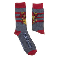 Harry Potter - Hogwarts & Gryffindor Crew Socks (2 Pairs) - Bioworld