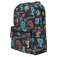 Harry Potter - Hogwarts Houses Laptop Backpack (All Over Print) - Bioworld
