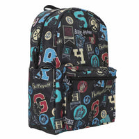 Harry Potter - Hogwarts Houses Laptop Backpack (All Over Print) - Bioworld