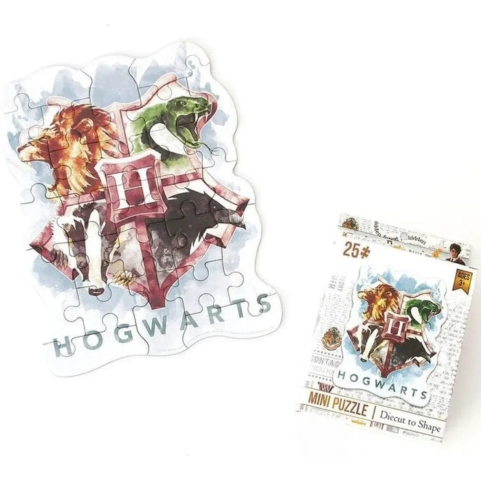 Harry Potter - Hogwarts Houses Mini Jigsaw Puzzle (25 Pieces) - Paper House Products - Playhouse Series