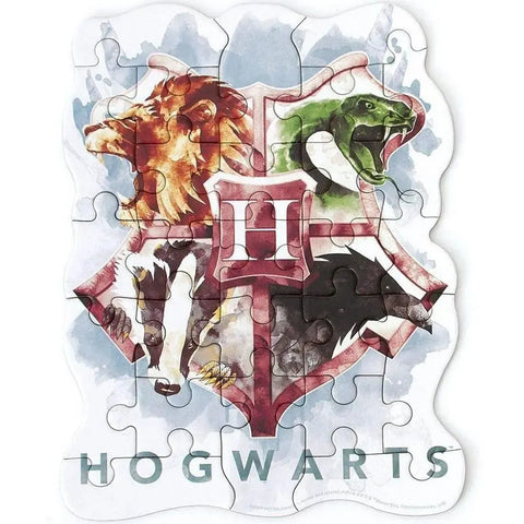 Harry Potter - Hogwarts Houses Mini Jigsaw Puzzle (25 Pieces) - Paper House Products - Playhouse Series