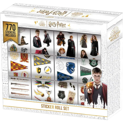 Harry Potter -  Hogwarts Houses and Character Sticker Roll Set - Paperhouse Productions