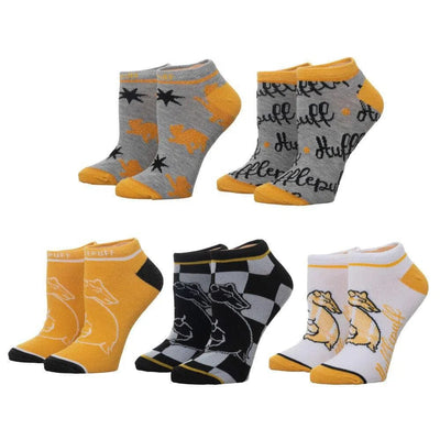 Harry Potter - Hufflepuff Ankle Socks (5 Pairs) - Bioworld