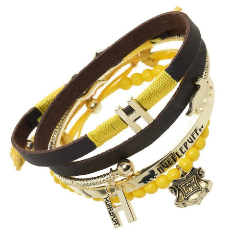 Harry Potter - Hufflepuff Bracelet Set - Bioworld