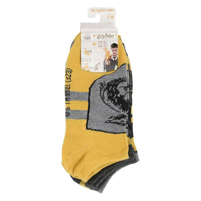 Harry Potter - Hufflepuff House Ankle Socks (5 Pairs) - Bioworld