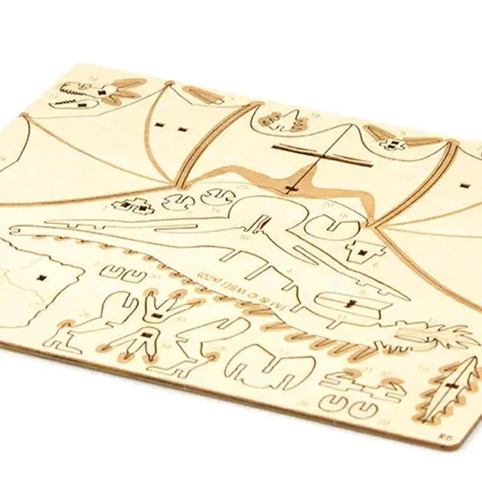 Harry Potter - Hungarian Horntail Deluxe Book & 3D Wood Model Kit - Insight Editions - IncrediBuilds Series - (2020)