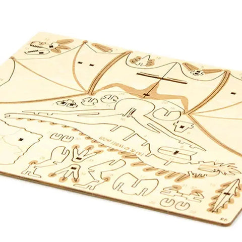 Harry Potter - Hungarian Horntail Deluxe Book & 3D Wood Model Kit - Insight Editions - IncrediBuilds Series - (2020) - Image 4