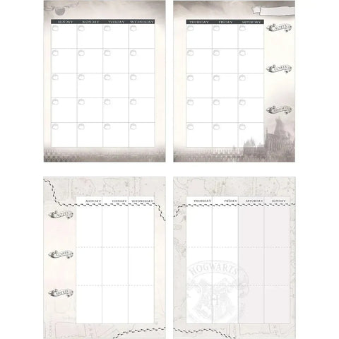 Harry Potter - Marauder's Map Spiral Bound 12-Month Planner (9.5