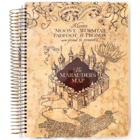 Harry Potter - Marauder's Map Spiral Bound 12-Month Planner (9.5