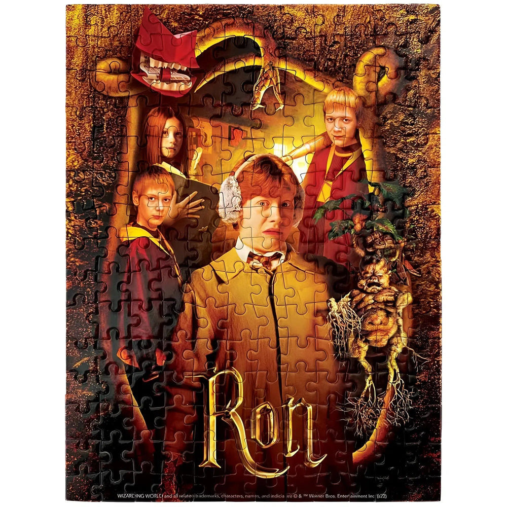 Harry Potter - Movie Character Poster Mini Puzzle Set (180 Pieces Each) - Paper House Productions - Harry, Draco, Ron, Hermione