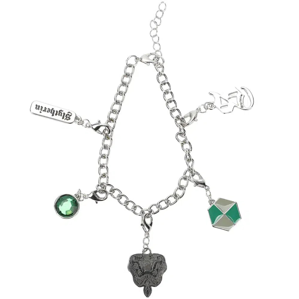 Harry Potter - Multi-Charm Slytherian Bracelet - Bioworld