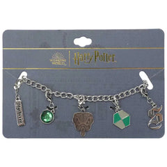 Harry Potter - Multi-Charm Slytherian Bracelet - Bioworld