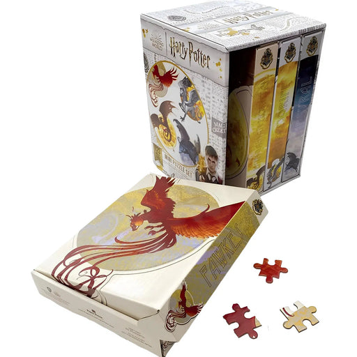 Harry Potter - Mythical Creature Mini Jigsaw Set (120 Pieces Each) - Paper House Productions - Thestral, Hungarian Horntail, Hippogriff, Fawkes