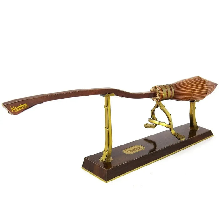 Harry Potter - Nimbus 2000 Figure Model Kit (Steel, Moderate Difficulty) - Fascinations - Metal Earth Series