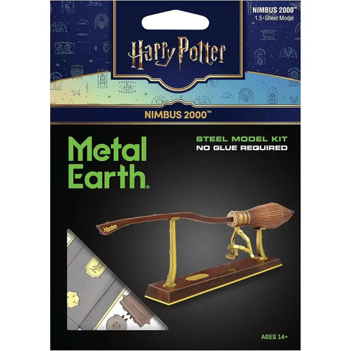 Harry Potter - Nimbus 2000 Figure Model Kit (Steel, Moderate Difficulty) - Fascinations - Metal Earth Series