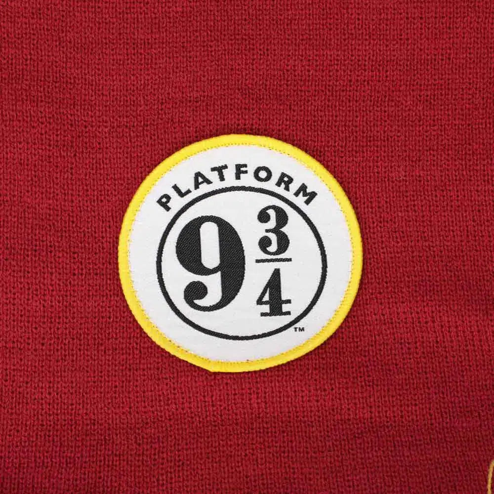 Harry Potter - Platform 9 3/4 Knit Scarf - Bioworld - Red/Gold