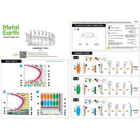 Harry Potter - Quidditch Pitch Model Kit (Steel, Moderate Difficulty) - Fascinations - Metal Earth Series