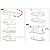 Harry Potter - Quidditch Pitch Model Kit (Steel, Moderate Difficulty) - Fascinations - Metal Earth Series