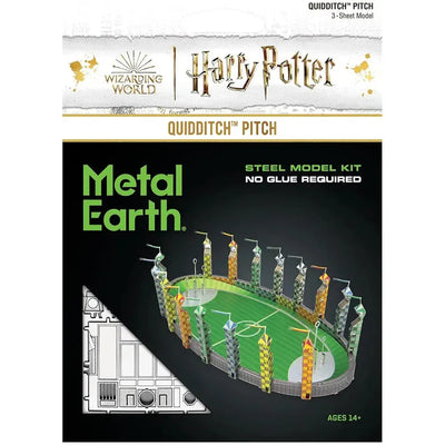 Harry Potter - Quidditch Pitch Model Kit (Steel, Moderate Difficulty) - Fascinations - Metal Earth Series