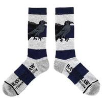 Harry Potter - Ravenclaw Rugby Stripe Crew Socks - Bioworld- Image 2