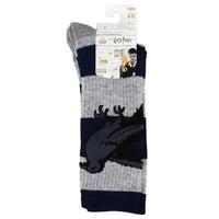 Harry Potter - Ravenclaw Rugby Stripe Crew Socks - Bioworld- Image 3