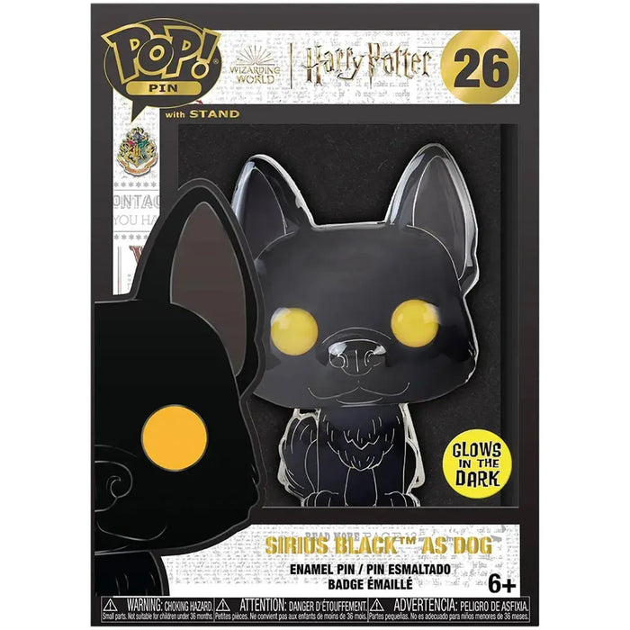 Harry Potter - Sirius Black as a Dog Pin Badge (Glows in the Dark, Enamel) - Funko - Pop! Pin Series (26)