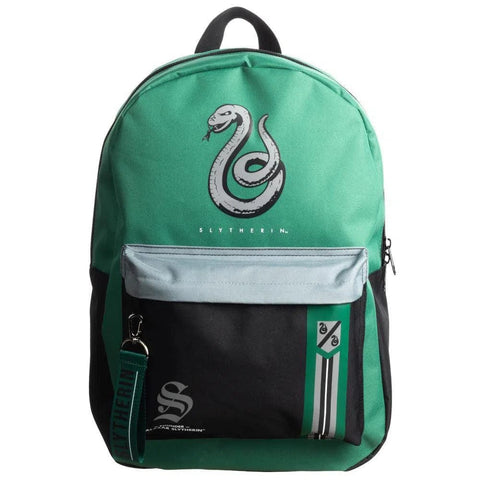 Harry Potter - Slytherin Mixblock Laptop Backpack - Bioworld