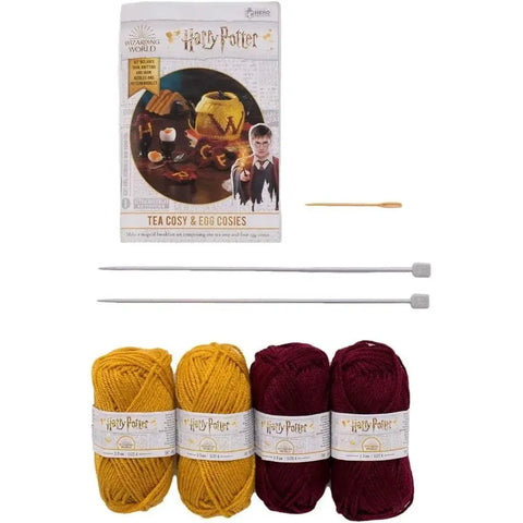 Harry Potter - Tea Cosy & Egg Cosy Knitting Kit (Intermediate Difficulty) - Eaglemoss - Hero Collector Series