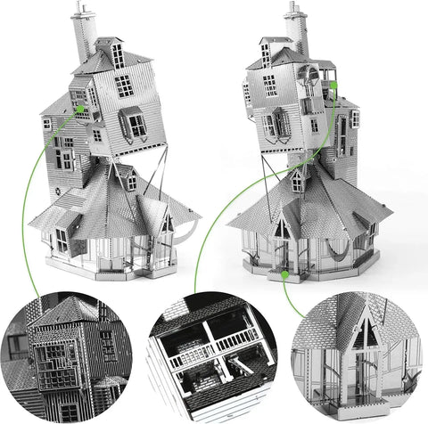 Harry Potter - The Burrow 3D Metal Model Kit - Fascinations - Metal Earth Series - Image 6