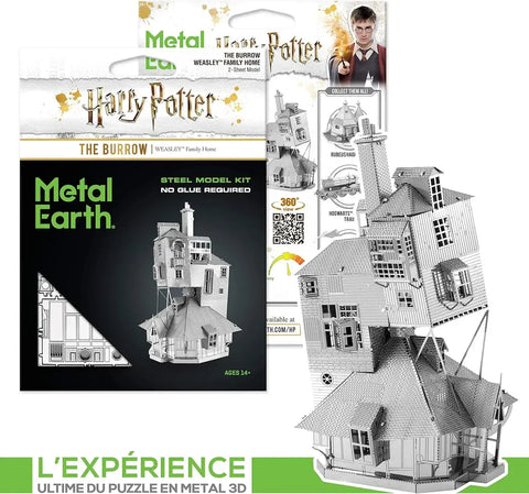 Harry Potter - The Burrow 3D Metal Model Kit - Fascinations - Metal Earth Series - Image 8