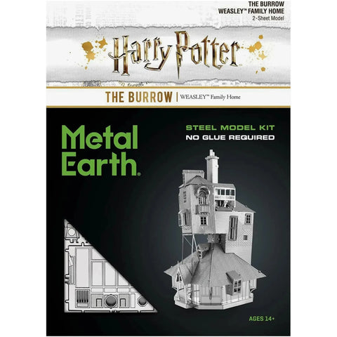 Harry Potter - The Burrow 3D Metal Model Kit - Fascinations - Metal Earth Series - Image 1