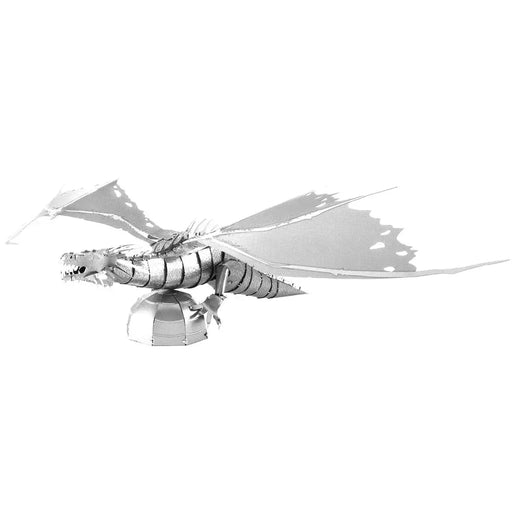 Harry Potter - Unpainted Gringott's Dragon Figure Model Kit (Steel, Challenging Difficulty) - Fascinations - Metal Earth Series